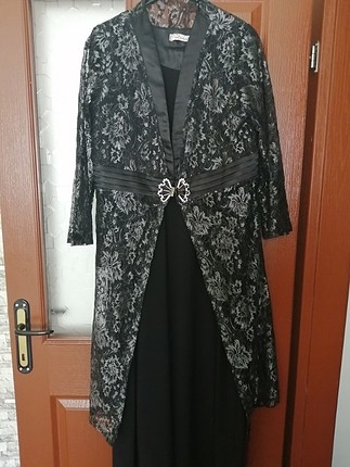 Ceketli abiye elbise