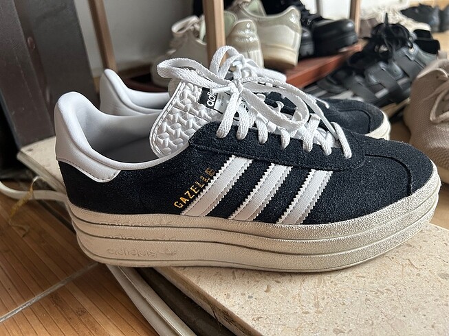 38,5 Beden siyah Renk Adidas gazelle bold w ayakkabı