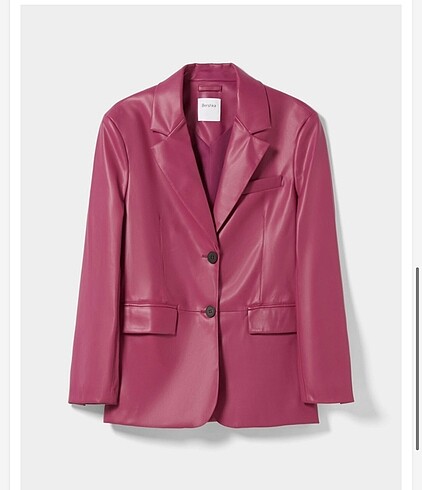 Bershka suni deri blazer