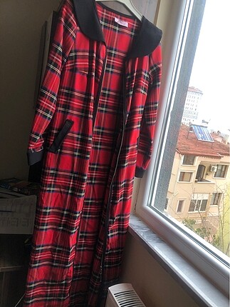 m Beden Kap kareli pardesü trençkot
