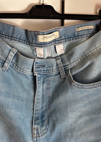 Erkek Mavi Denim Bol Kesim Kot Pantolon - Görsel 2