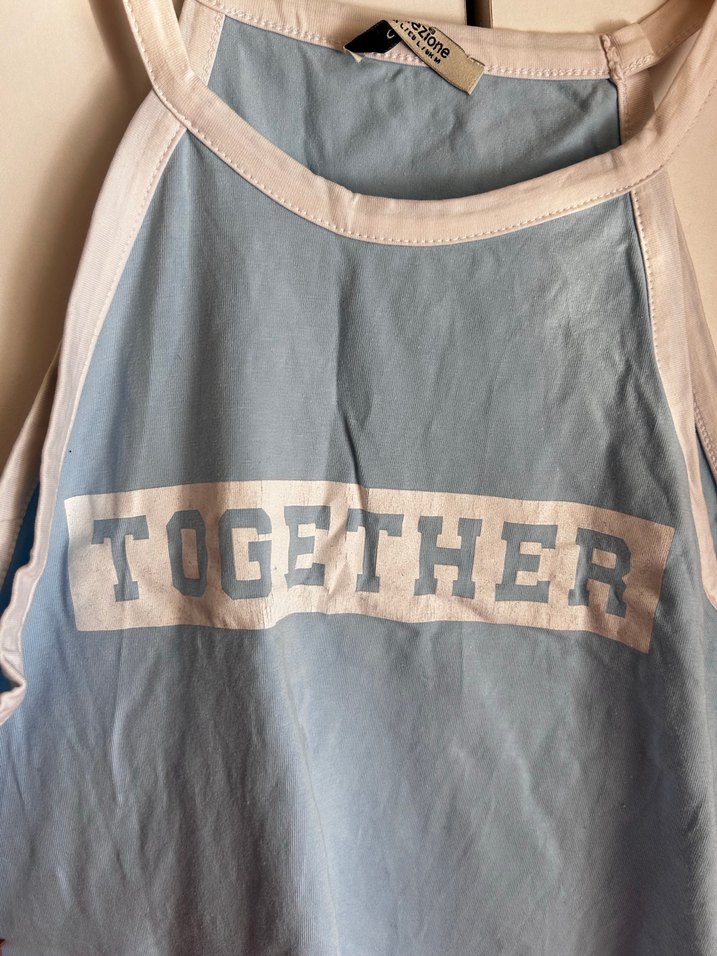 Mavi Halter Yaka Mini Atlet - Görsel 2