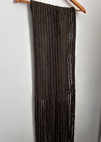 Püsküllü Bohem Örgü pareo - Görsel 2