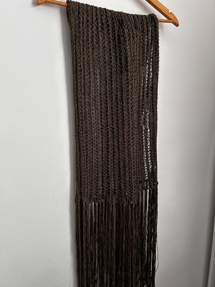 Püsküllü Bohem Örgü pareo - Görsel 2