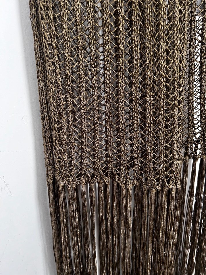 Püsküllü Bohem Örgü pareo - Görsel 3