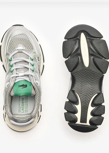 40 Beden Orjinal Lacoste Gri Yılan Desenli unisex Spor Ayakkabı