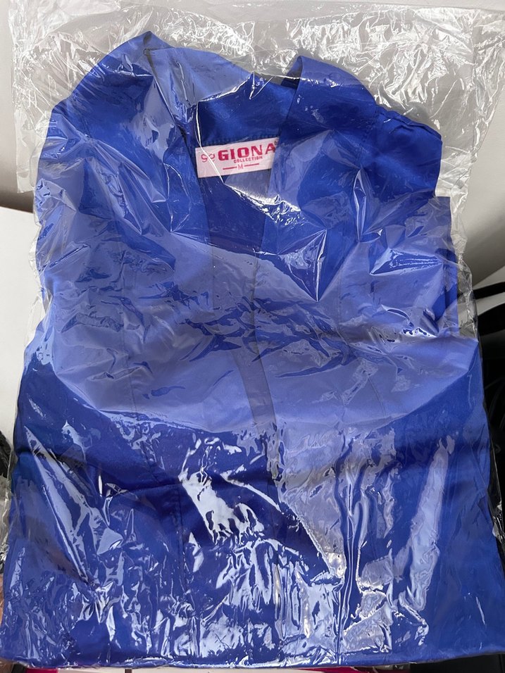 Uzun Kollu Parlak lacivert Saten Kadın Pijama Takımı - Görsel 3