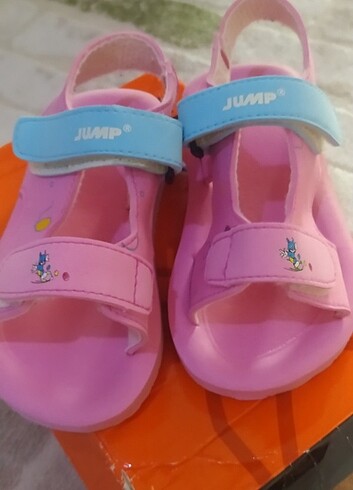 29 Beden pembe Renk Jump kız çocuk 29 numara sıfır sandalet 