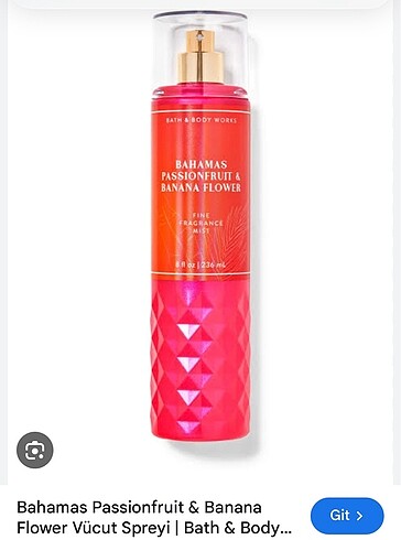 Bath & Body Works Vücut spreyi