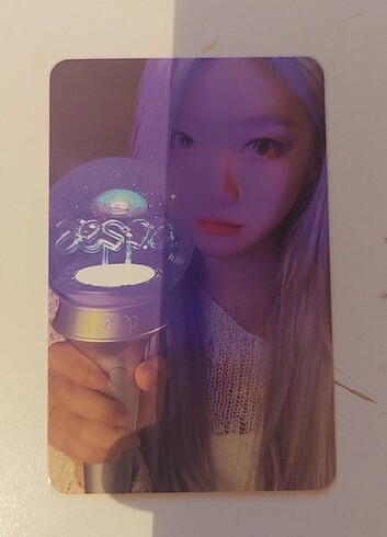 aespa ningning lightstick photo card