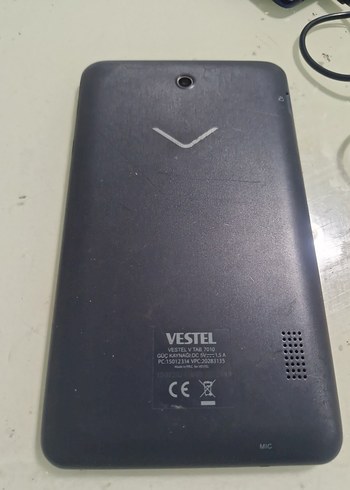 Siyah VTab 7010 Tablet. yan tuşları açma kapatma tuşları yok - Görsel 2