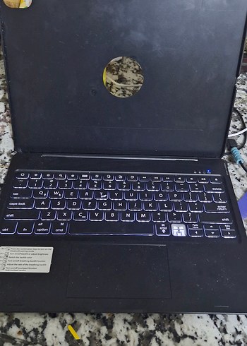 aplle İpad magic keyboard tek tusu yok yırtığı kırığı yoktur - Görsel 2