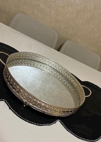  Beden Aynalı söz tepsisi