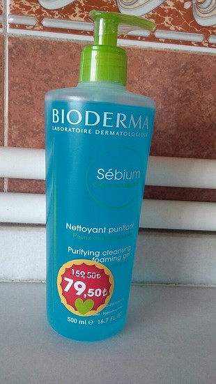 Bioderma Sebium Yağlı Ciltler için Foaming Gel Yıkama jeli