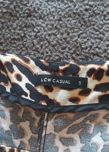 Leopar Desenli midi Etek - Görsel 2