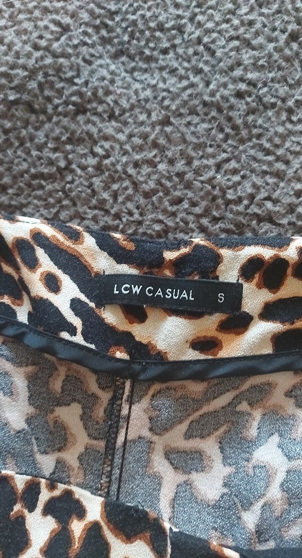 Leopar Desenli midi Etek - Görsel 2