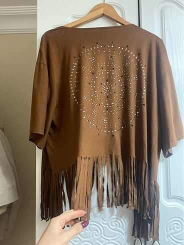 xs Beden kahverengi Renk Bohem kimono