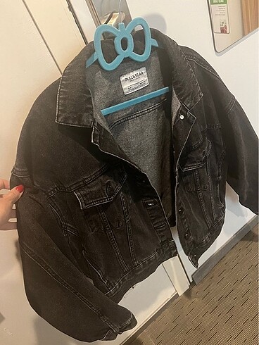 Pull and Bear Gri kot ceket