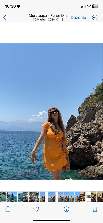 Diğer Turuncu Elbise