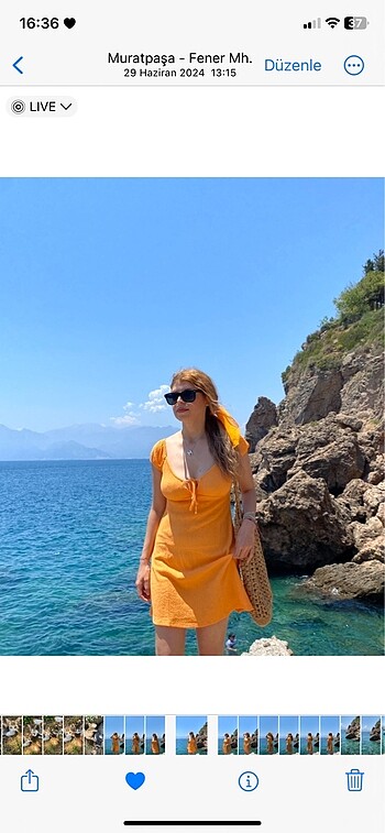 Turuncu Elbise