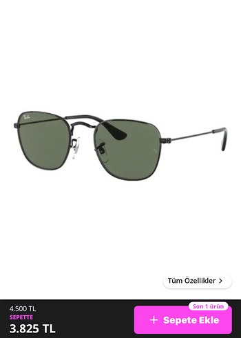 Rayban rj9557s çocuk güneş gözlügü - Görsel 7