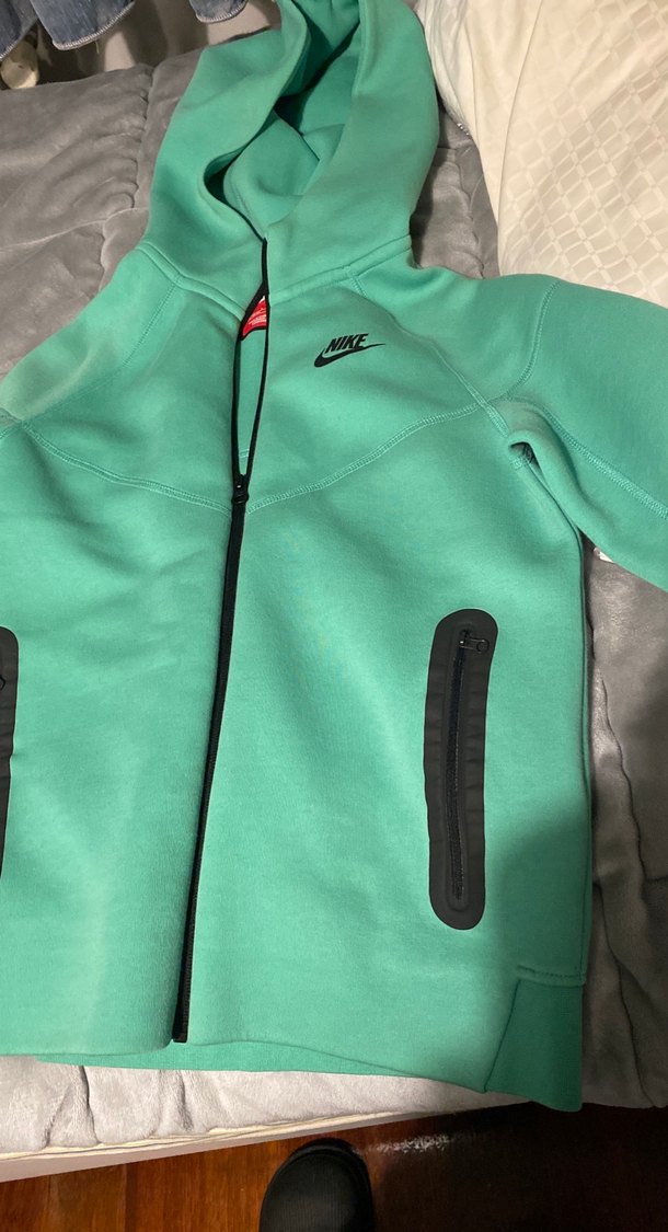 Yeşil Nike Fermuarlı Erkek çocuk Sweatshirt - Görsel 2