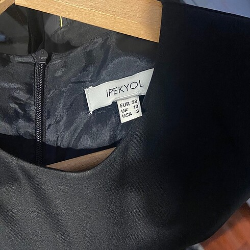 Lacivert ipekyol elbise - Görsel 5