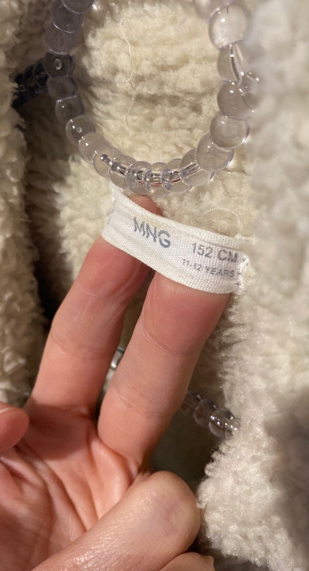 Düğmeli Mavi çocuk kot Ceket - Görsel 4