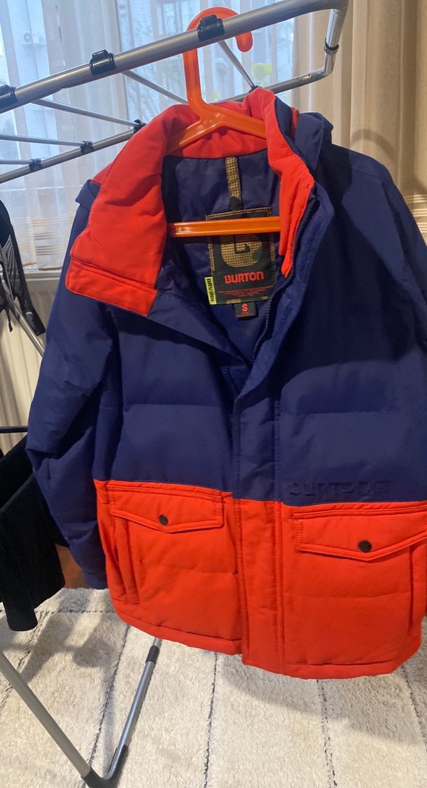 Kırmızı Lacivert Düğmeli Erkek çocuk Mont - Görsel 2