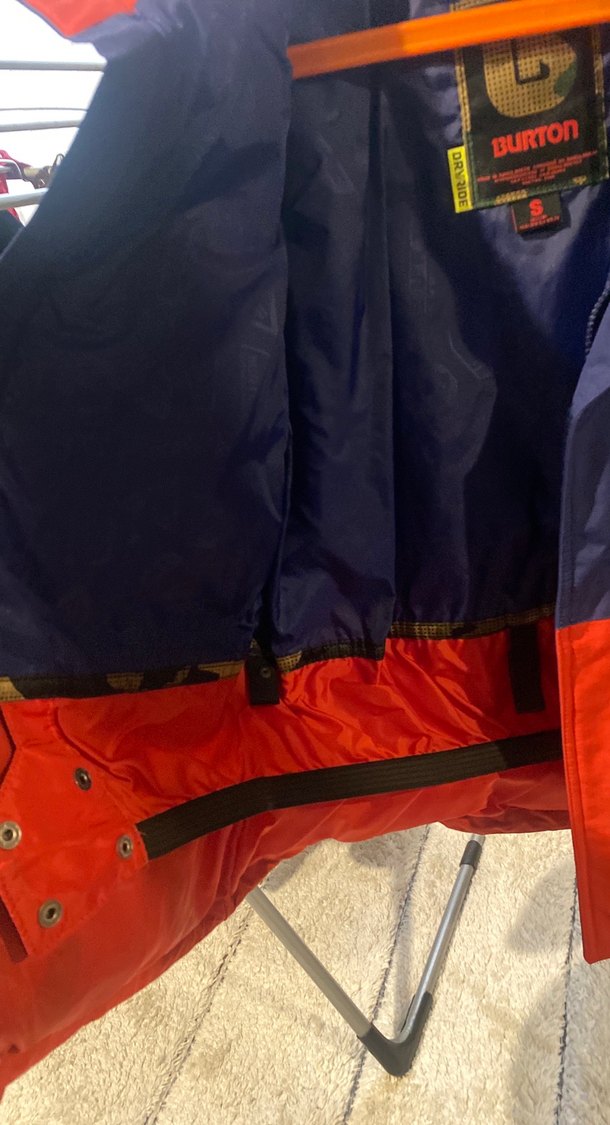 Kırmızı Lacivert Düğmeli Erkek çocuk Mont - Görsel 5