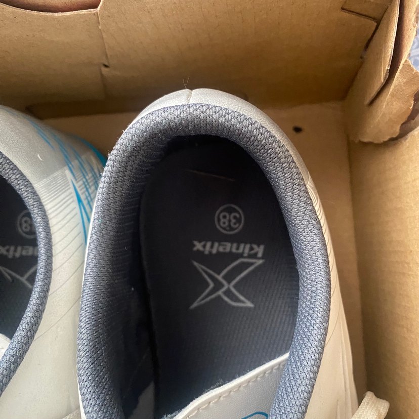 Beyaz Bağcıklı Erkek Futbol Ayakkabısı - Görsel 5