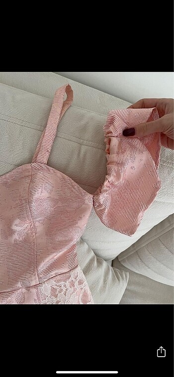 Missguided Missguided pembe elbise