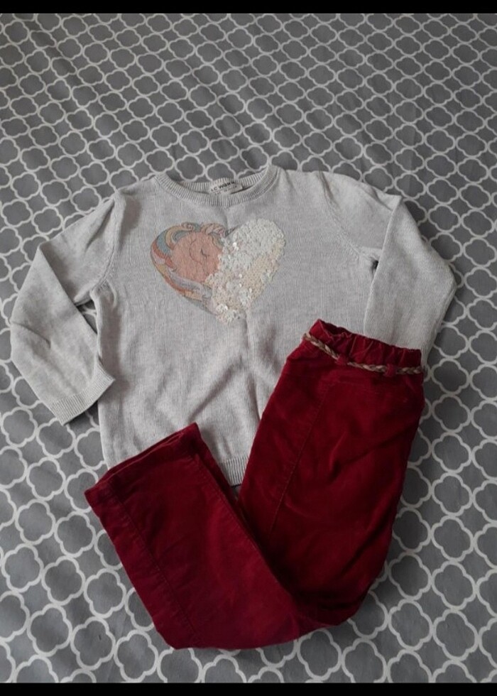 Kız çocuk pantolon takım - Görsel 3