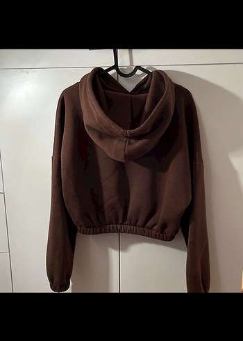 Kahverengi Kapüşonlu eşofman takımı - Görsel 3