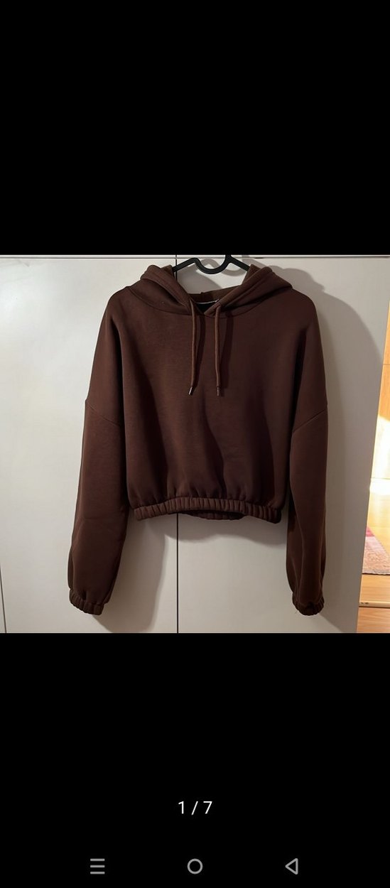 Kahverengi Kapüşonlu eşofman takımı - Görsel 2