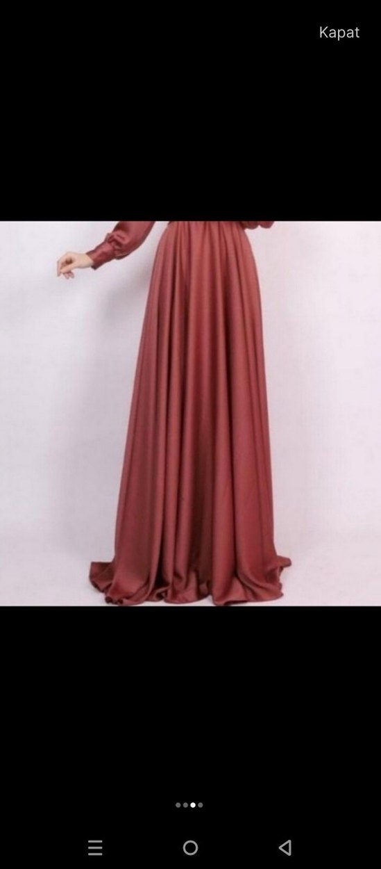 saten tesettür abiye - Görsel 3