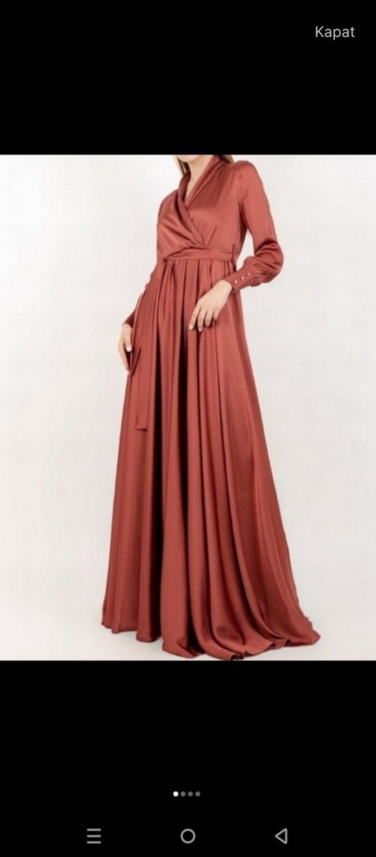 saten tesettür abiye - Görsel 2