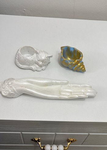 Dekoratif tütsülük/mumluk set - Görsel 3