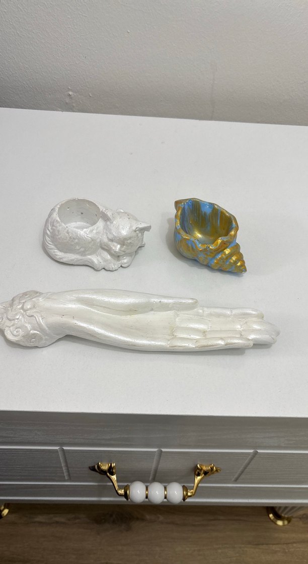 Dekoratif tütsülük/mumluk set - Görsel 3