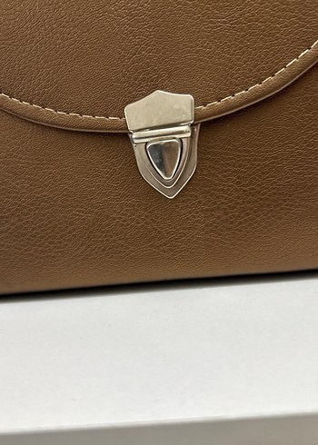 Klasik Modern Kahverengi Deri Kadın Çantası - Görsel 4