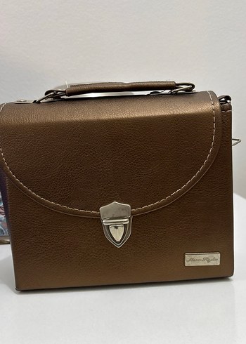 Klasik Modern Kahverengi Deri Kadın Çantası - Görsel 2