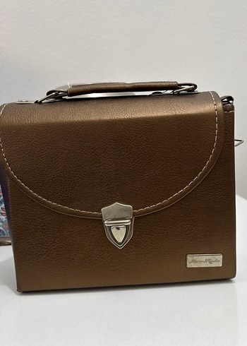 Klasik Modern Kahverengi Deri Kadın Çantası - Görsel 3