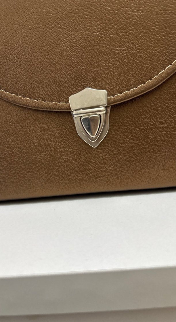 Klasik Modern Kahverengi Deri Kadın Çantası - Görsel 4