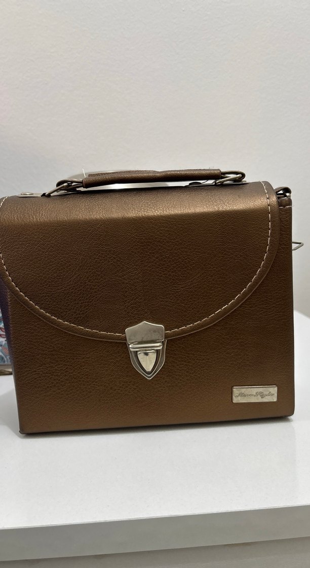 Klasik Modern Kahverengi Deri Kadın Çantası - Görsel 2