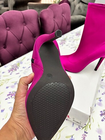 Deichmann Dalgıç kumaş fuşya bot