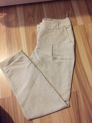 Adil Işık krem rengi havuç pantalon