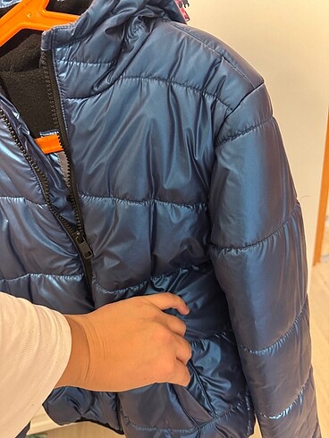 9 Yaş Beden lacivert Renk Erkek çocuk mont