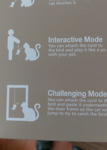 Beden Kahverengi ve Gri Kedi Oyuncağı Peluş kuş