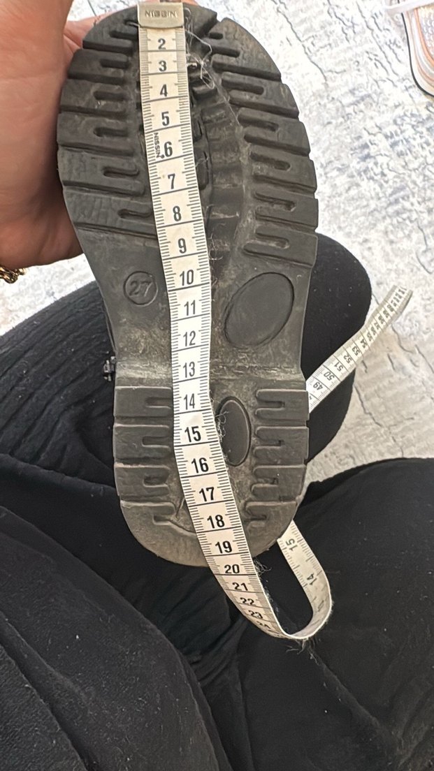 Kız Çocuk Siyah Rugan Bot Minnie Nakışlı - Görsel 5