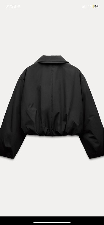 xs Beden siyah Renk zara bomber ceket